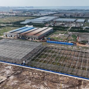 Prefab Workshop Building with Light Steel Frame (LSF) Structure